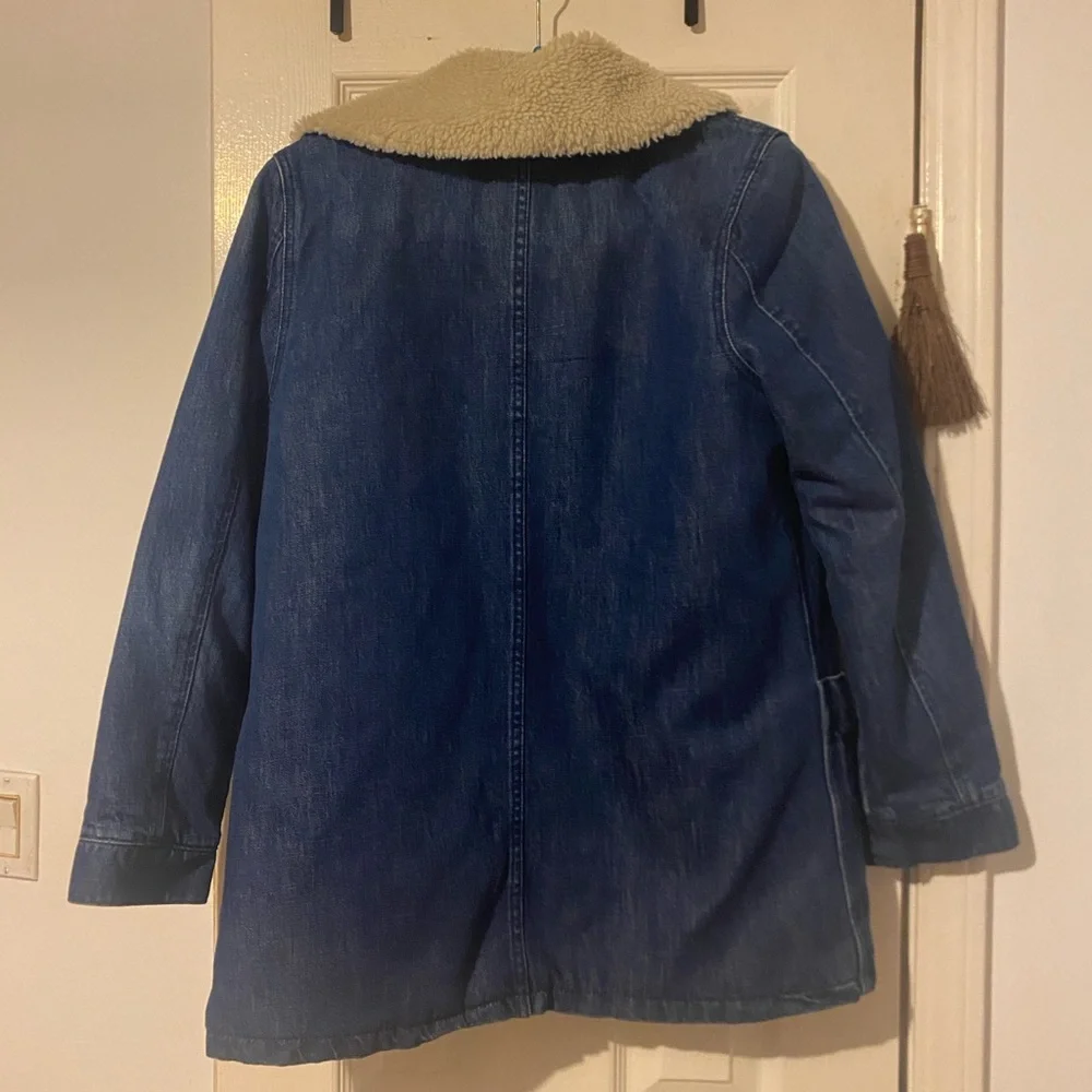Rollas denim Sherpa coat size small - Picture 8 of 8